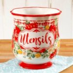 The Pioneer Woman Vintage Floral 6.75 - Inch Utensil Crock