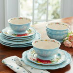The Pioneer Woman Sweet Rose 12-Piece Dinnerware Set