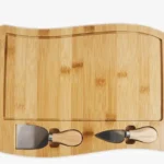 Fruit Board with Two Knives