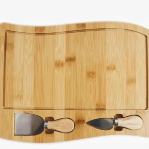 Fruit Board with Two Knives