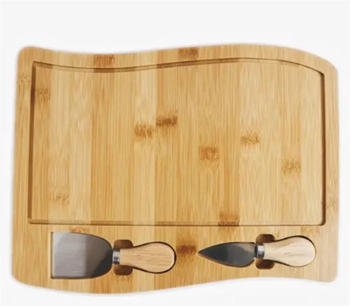 Fruit Board with Two Knives