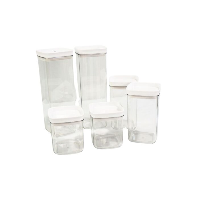 Danny Home Food Storage Jar Square - 6 sets - Image 2