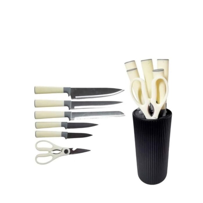 7-Piece Cutlery Set with Holder