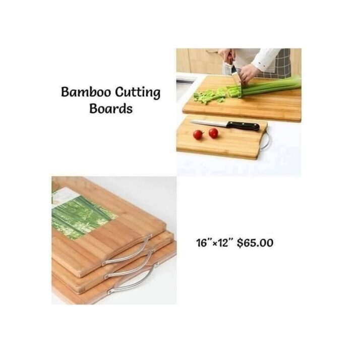 Bamboo Cutting Board with Handle