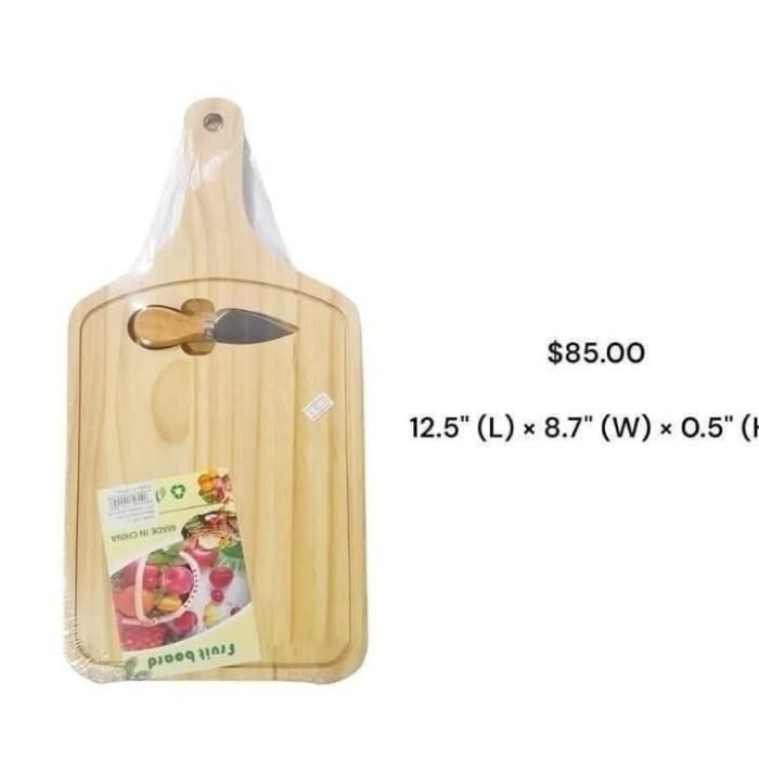 Fruit Board with Knife