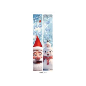 Christmas HO HO HO/JOY Banner 2pc - Light Blue