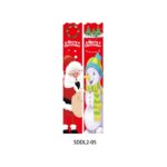 Merry Christmas Banner with Santa and Snowman 2pc