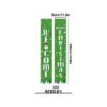 Merry Christmas/Welcome Banner 2pc