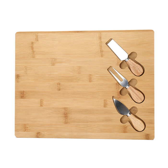 Fruit Board with Three Knives - Image 2