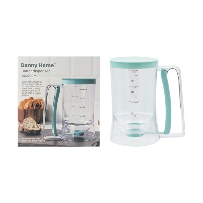 Danny Home 900 ml Batter Dispenser with Easy-Pour Handle