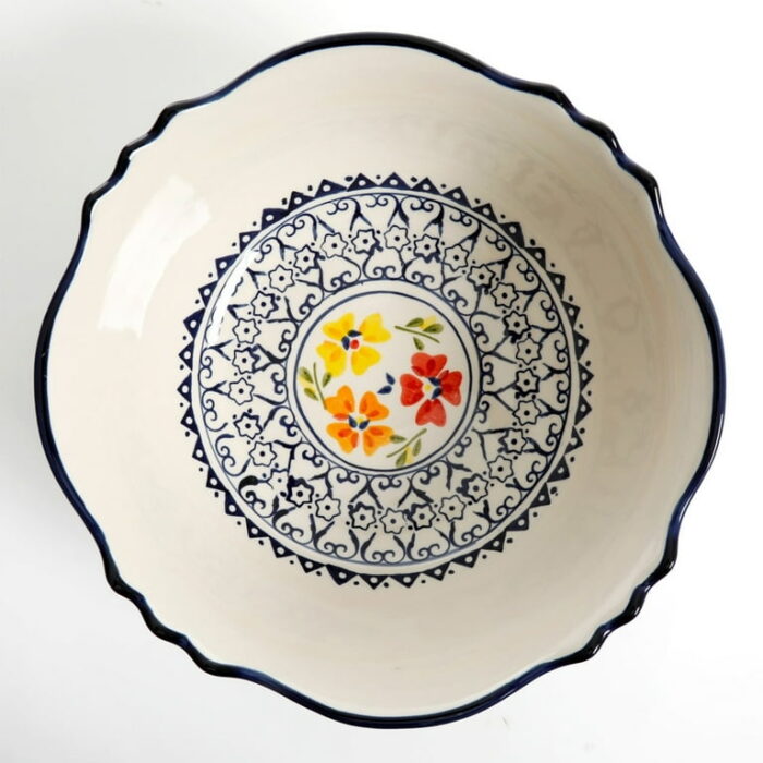 Gibson Home Luxembourg 2-Piece Stoneware Bowl Set, Multicolor - Image 3