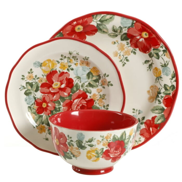 The Pioneer Woman Assorted Dinnerware Set, 12-Piece Set - Image 5