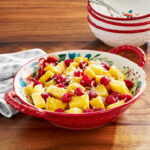 The Pioneer Woman Merry Meadow Red 10.2-inch Stoneware Serving Bowl with Handles