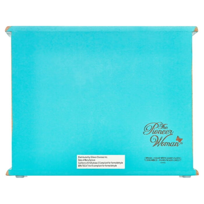 The Pioneer Woman Vintage Floral 6-Drawer Spice & Tea Box - Image 6