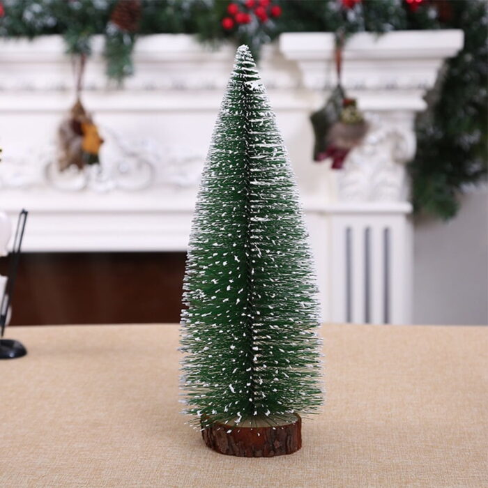 12" Glitter Bottle Brush Trees - Image 3