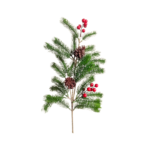 24" Faux Decorative Pine Branch
