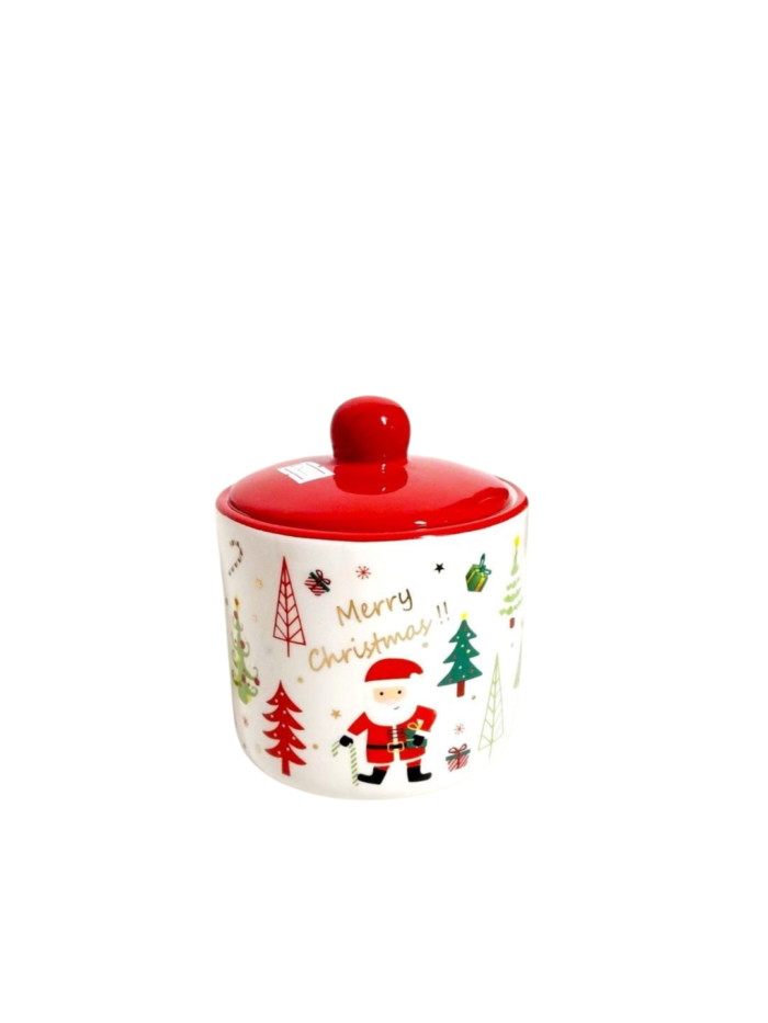 Festive Candy Jar - Ceramic