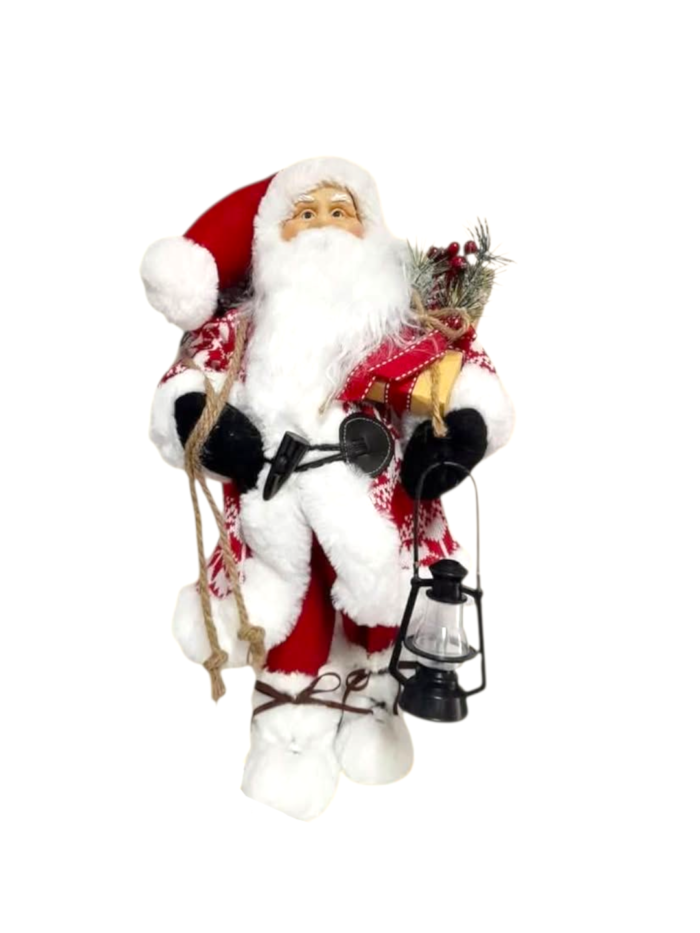 18" Santa Figurines