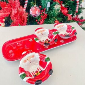Santa Condiment Set- 4 Piece