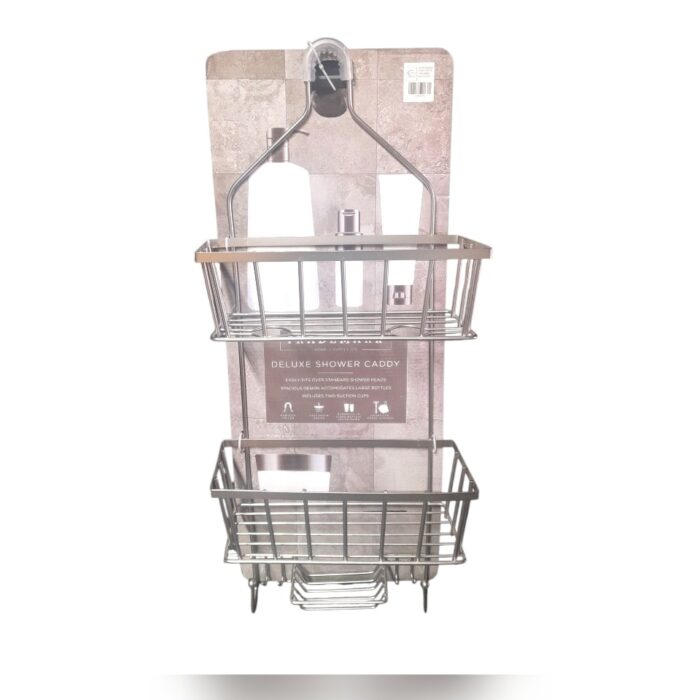 Deluxe Shower Caddy,  Stainless Steel