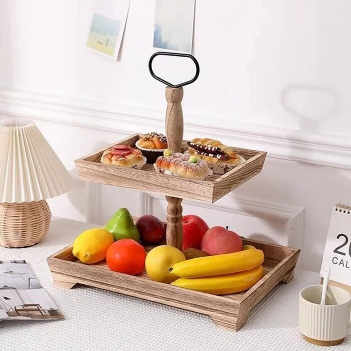 Farmhouse Trays, 2 Tiered Rectangular - Image 3