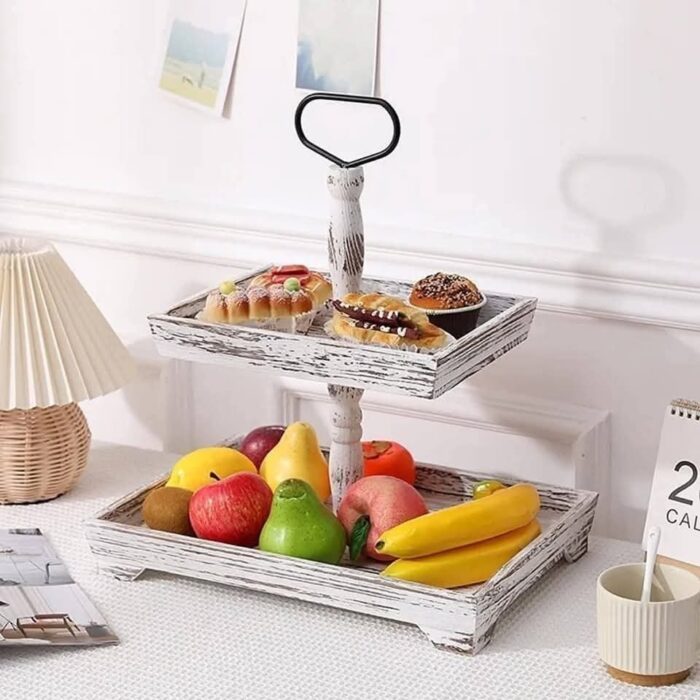 Farmhouse Trays, 2 Tiered Rectangular - Image 4