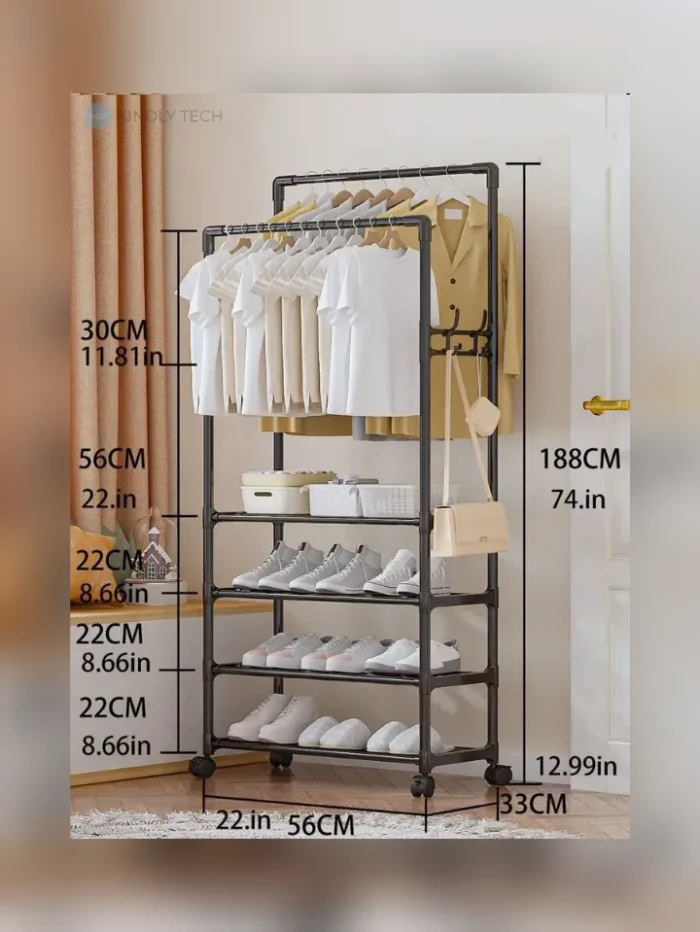 Multifunctional 4 Layer Shoe and Hat Rack - Image 2
