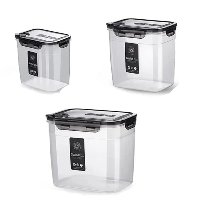 3-Piece Sealed Box Storage Containers - Image 3