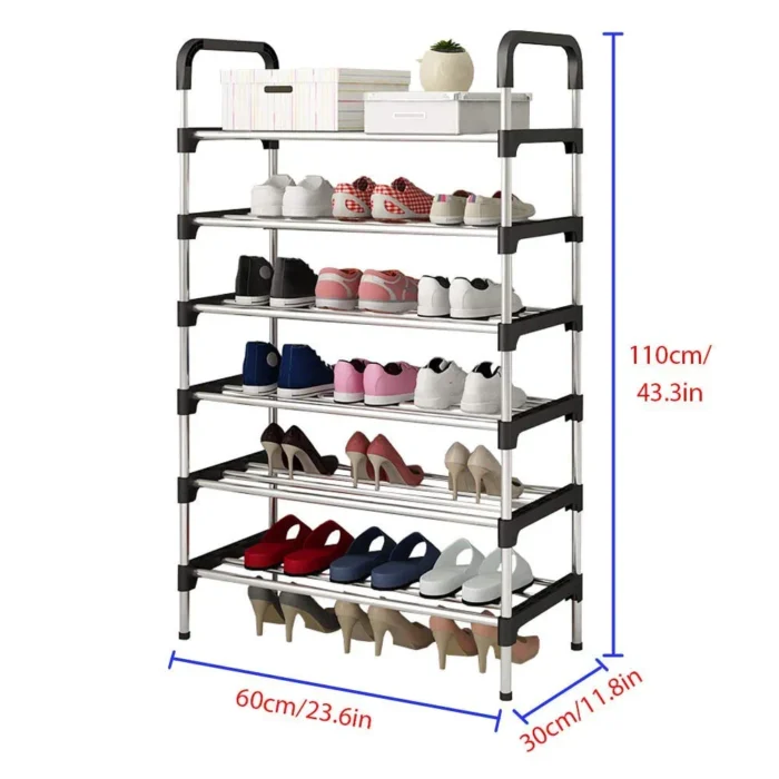 6 Layer Shoe Rack - Image 2