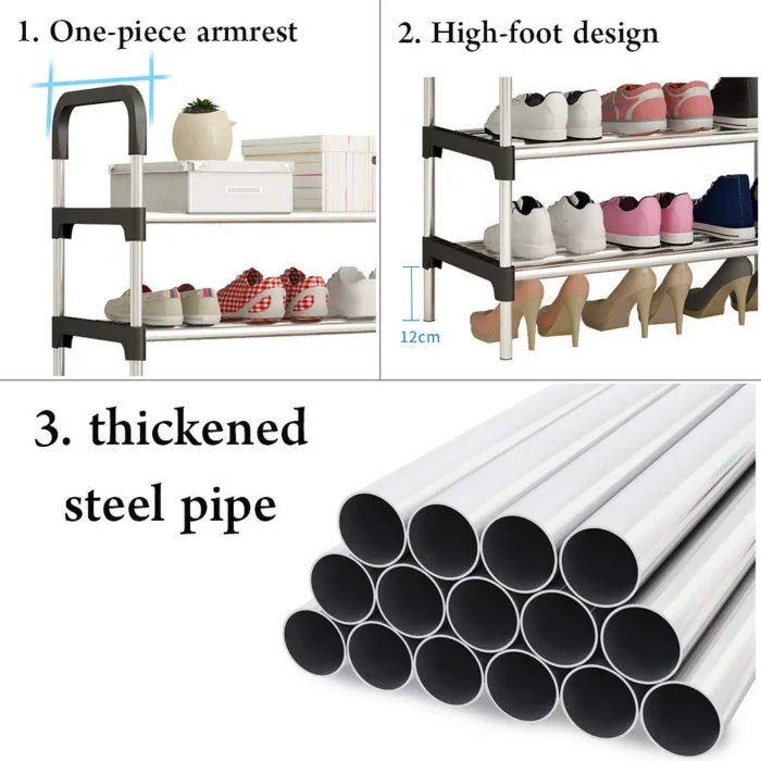 6 Layer Shoe Rack - Image 3