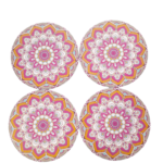 Danny Home Ceramic Coasters,  4Pk