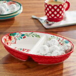 Pioneer Woman Merry Meadow 11.5" Divided Serving Bowl