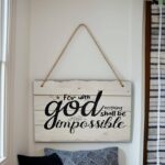 Hanging Religious Decor Signs